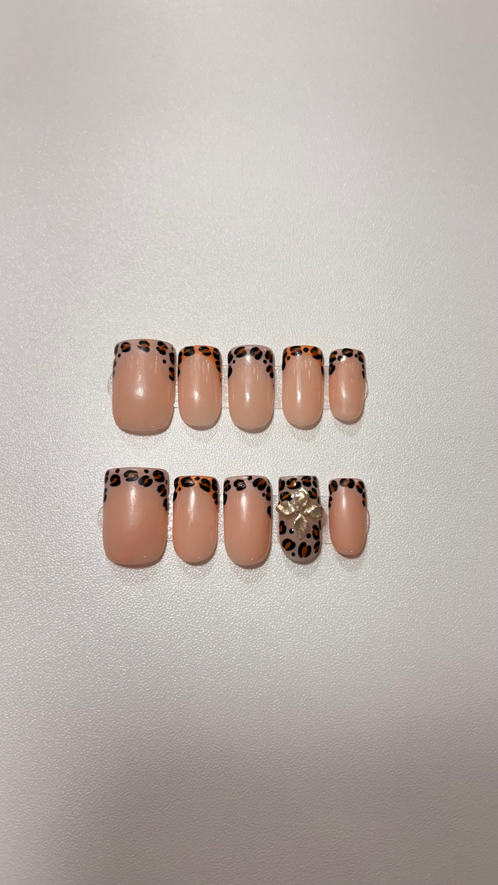 Chrome Cheetah Nails