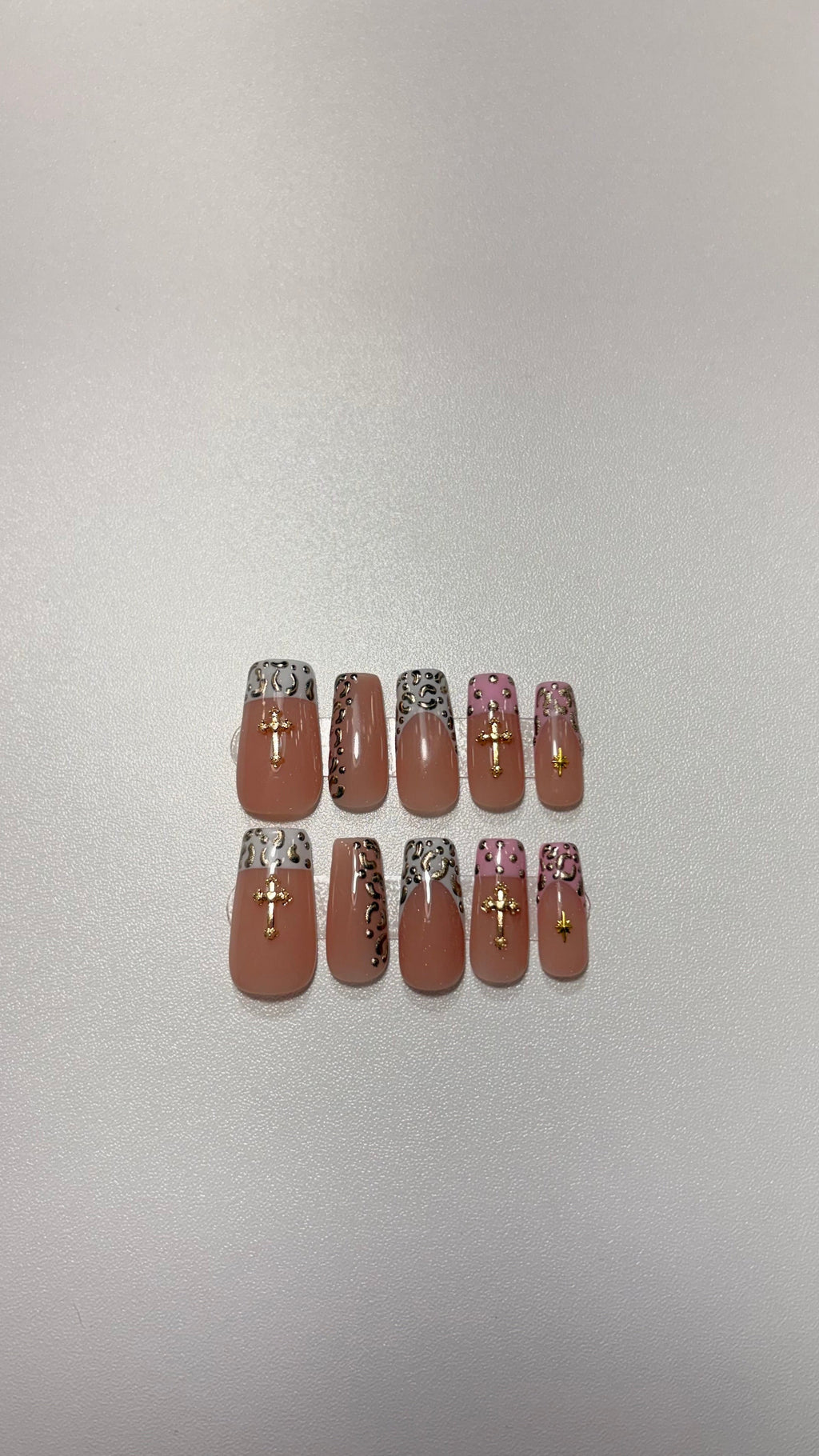 Chrome Cheetah Nails